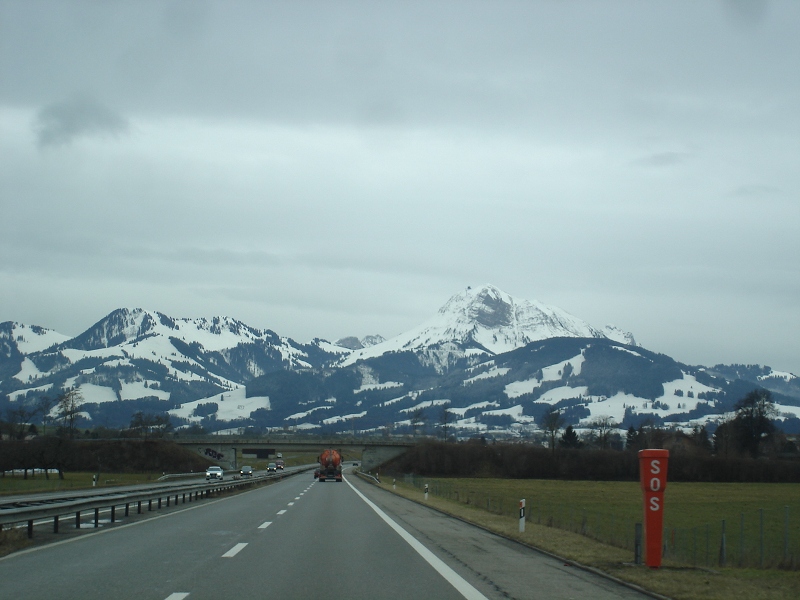On the way in Switzerland