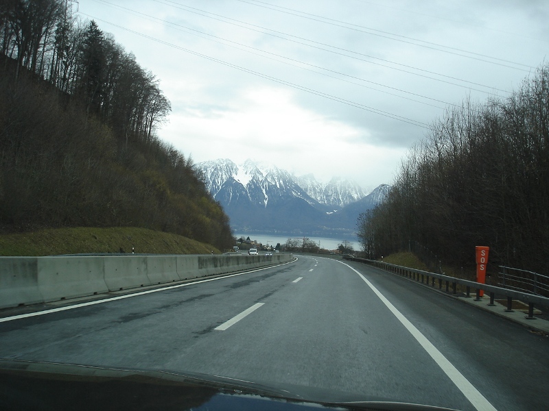 On the way in Switzerland